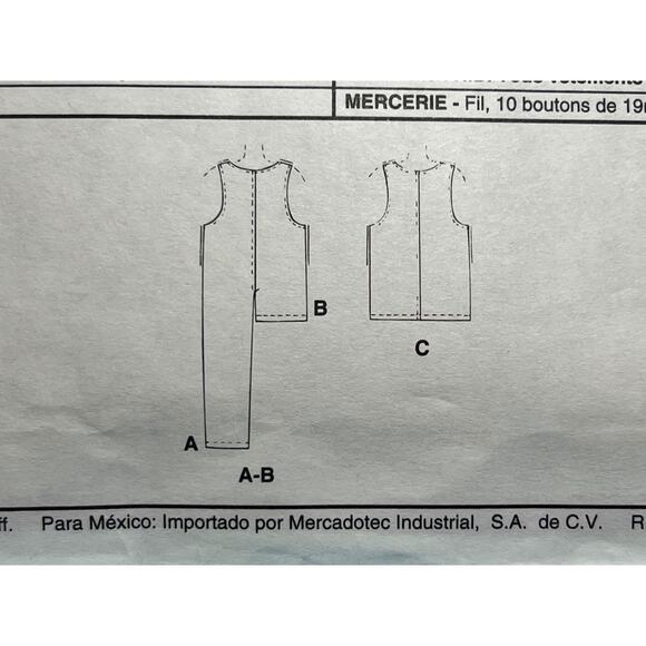 McCalls 8125 Sewing pattern girls overalls jumper size 4 5 6 - Picture 6 of 6
